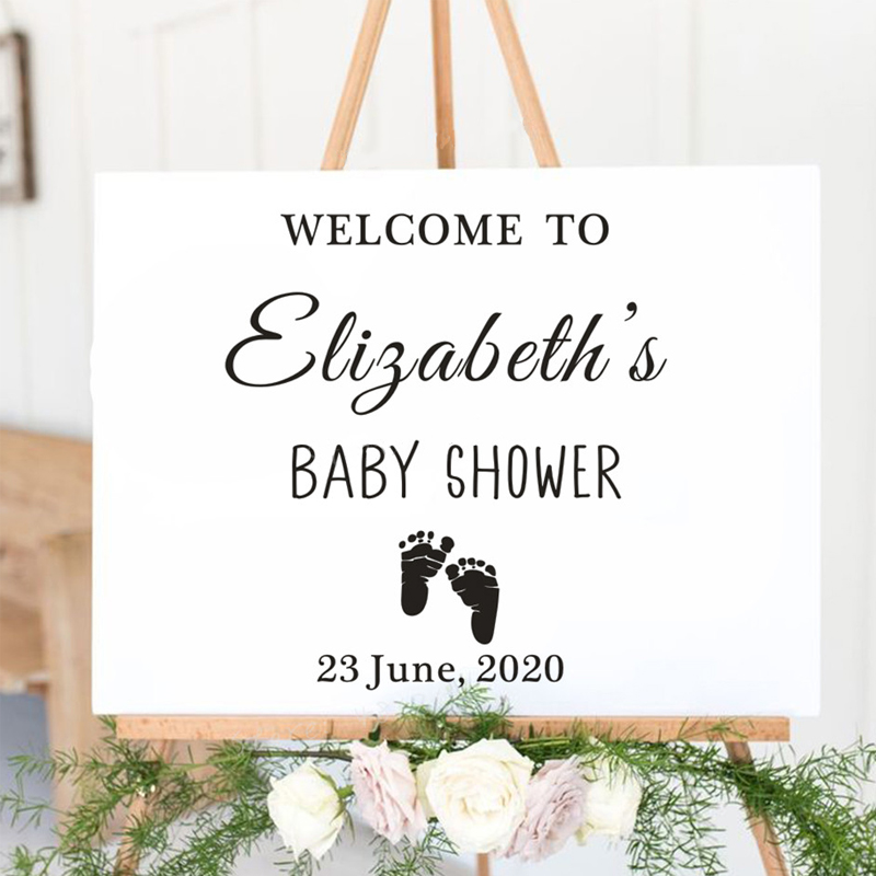Baby Name Wall Art - Наклейка на стену в виде детского