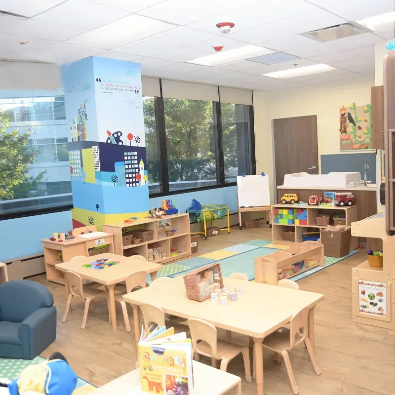 Baby Nursery Layout - Современные настенные полки для детской комнаты,