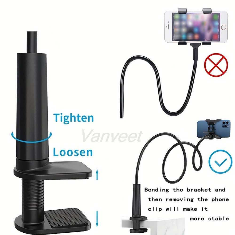 Mobile Hanger Arm - 360 ° Гибкий держатель-подставка для телефона: