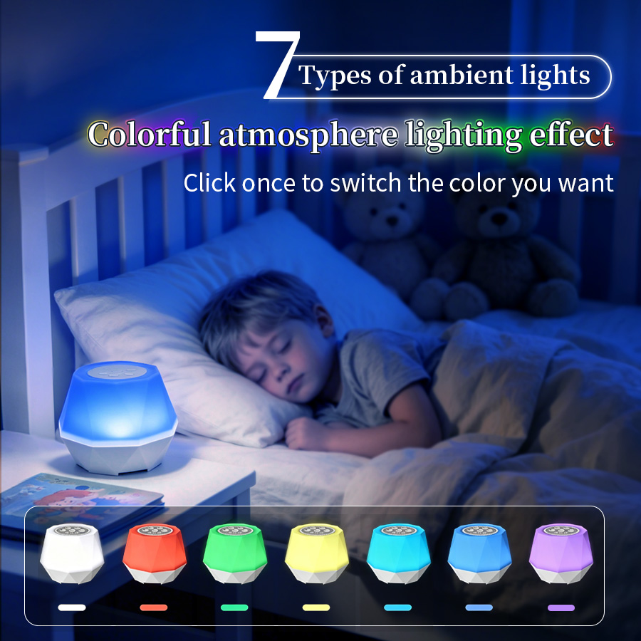 Baby Nursery Night Light - Ночник с функцией белого шума, 7