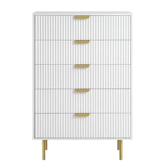 Drawer Dresser White - Большое пространство для хранения в современном