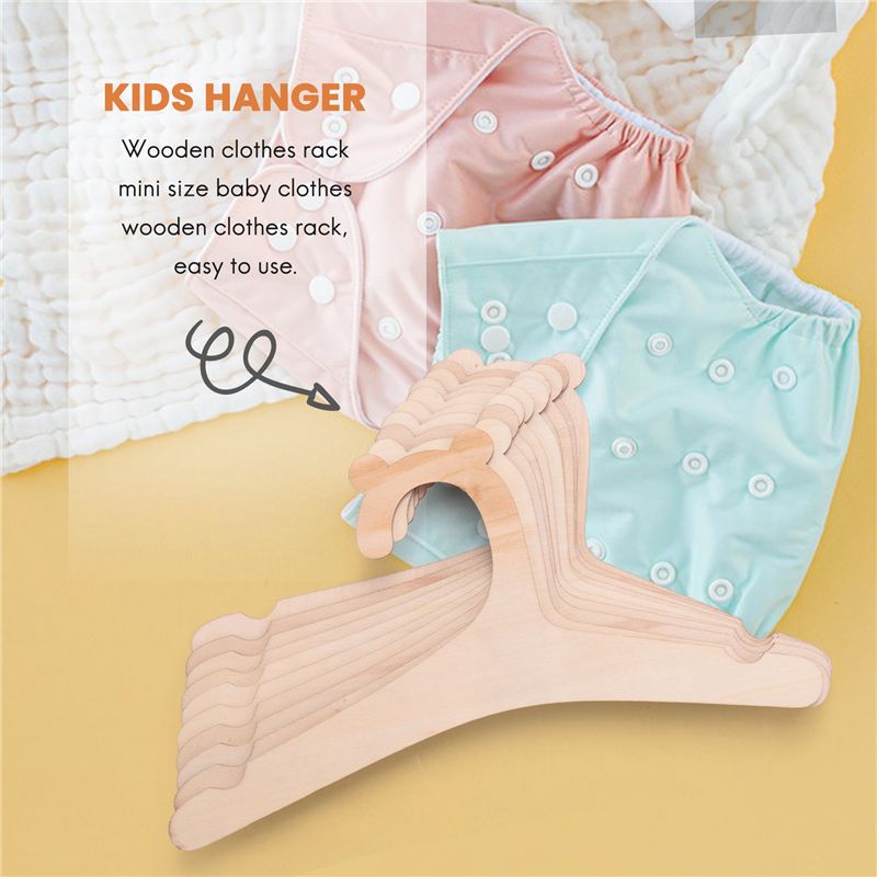 Baby Nursery Hangers - Деревянные вешалки для детской одежды A04G-10,