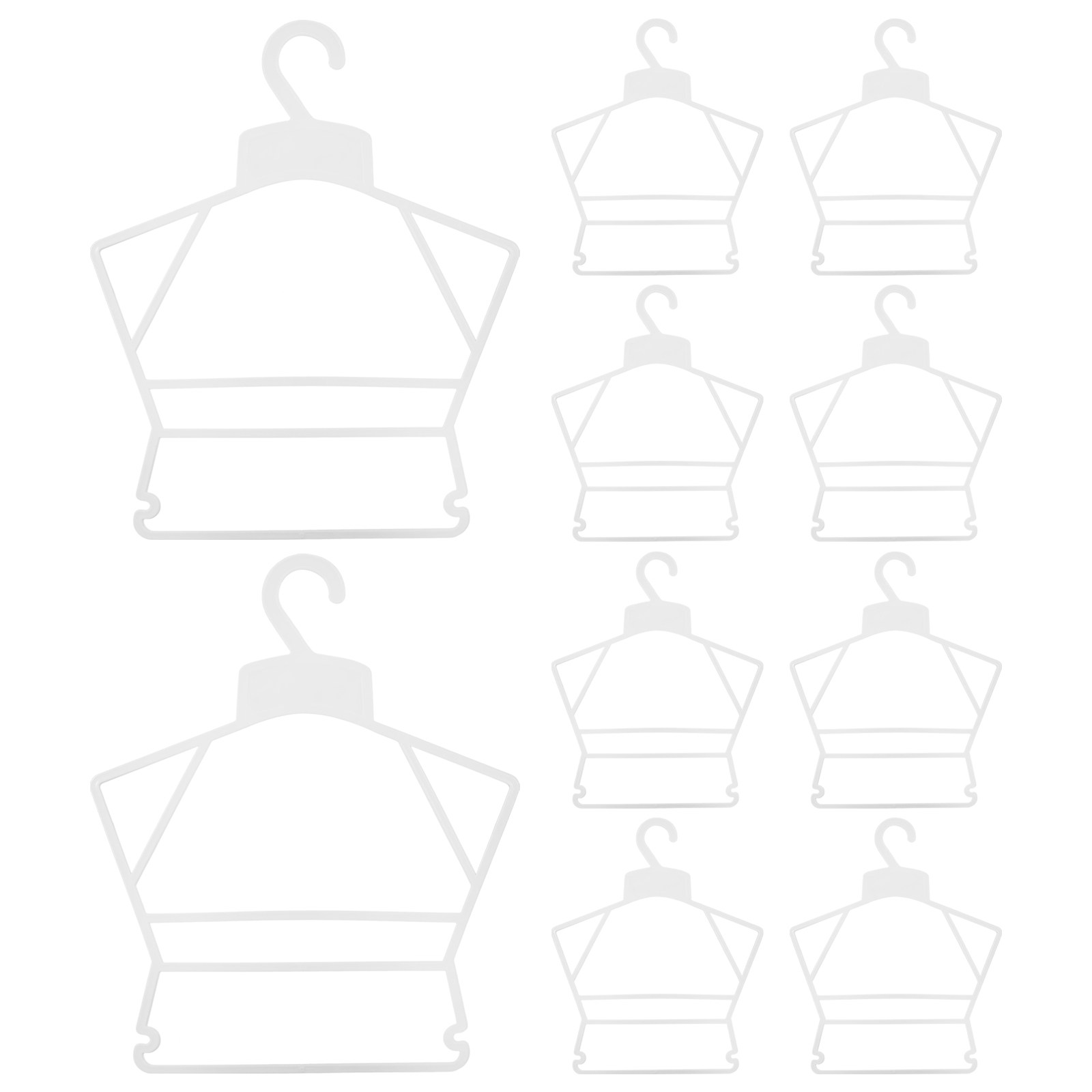 Closet Organizer Baby - Прочные пластиковые вешалки для детской одежды,