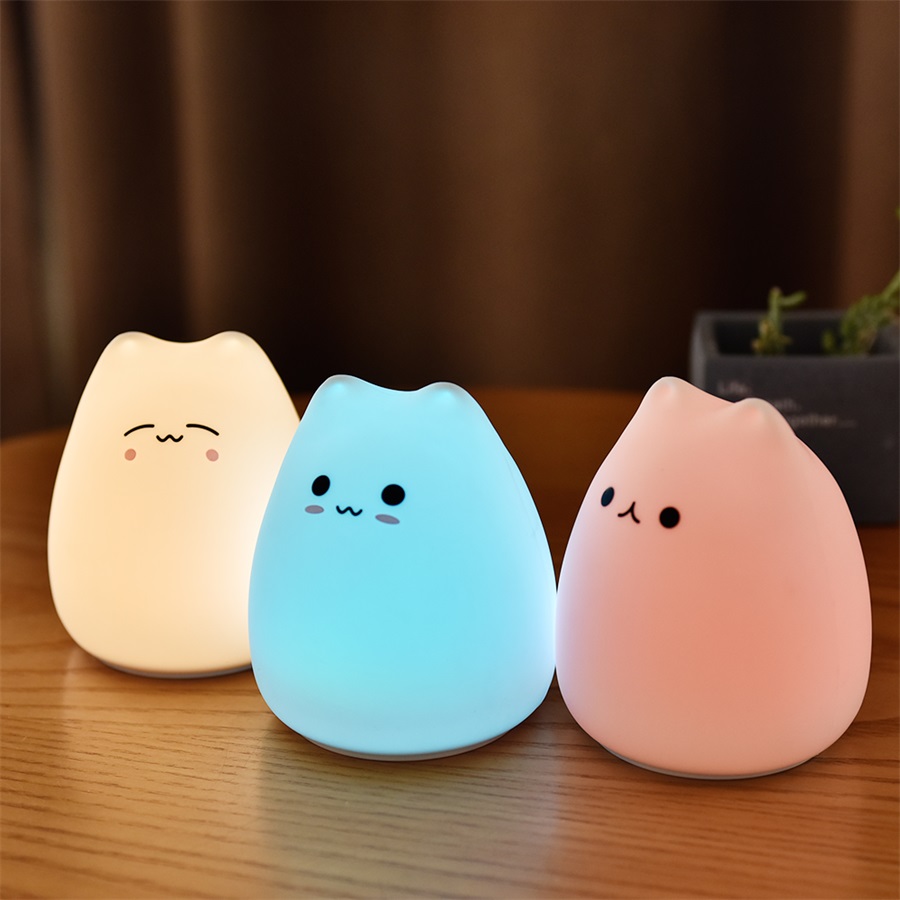 Baby Nursery Night Light - Ночник с милым котом для маленьких