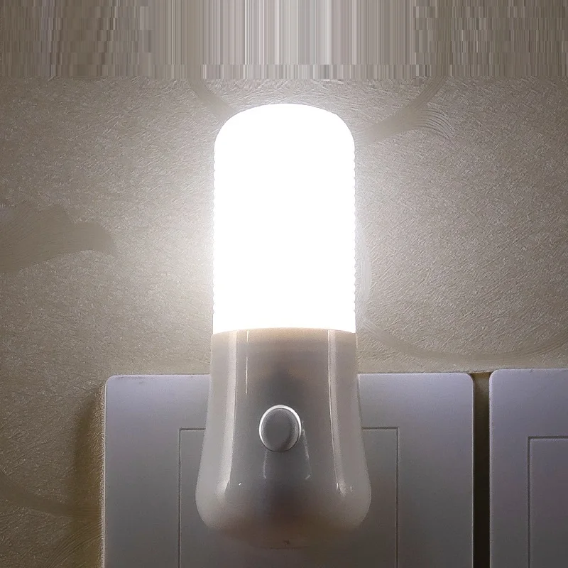 Baby Nursery Night Light - Светодиодный ночник Белый ЕС/US Кнопочный переключатель