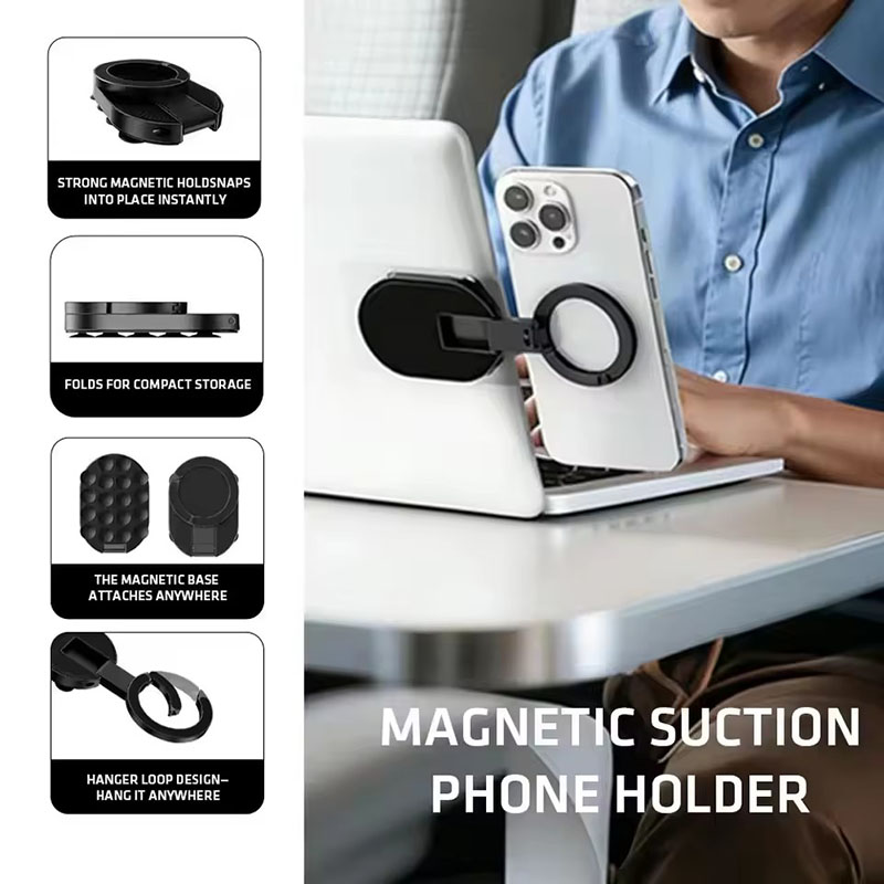 Mobile Hanger Arm - Магнитная складная подставка для телефона 3-в-1