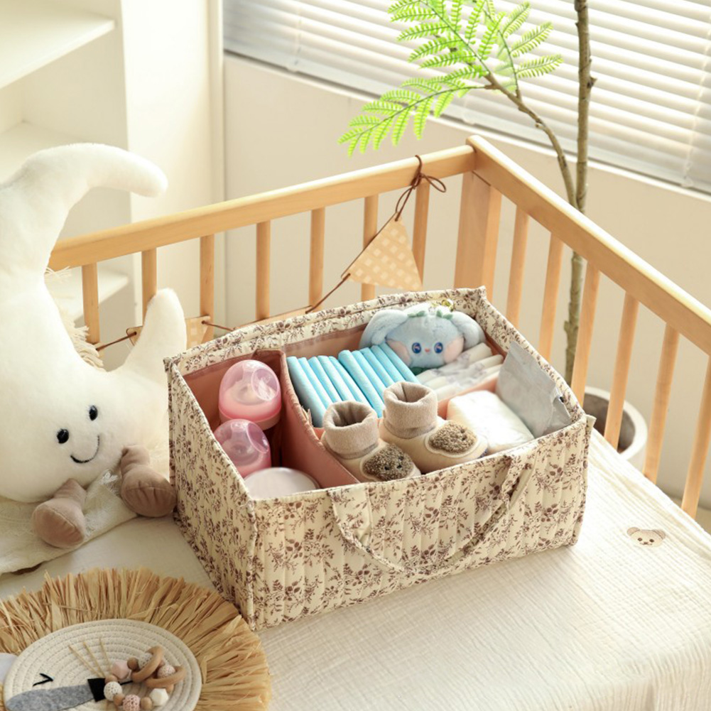 Baby Nursery Must Haves - Корзина для хранения с цветочным узором