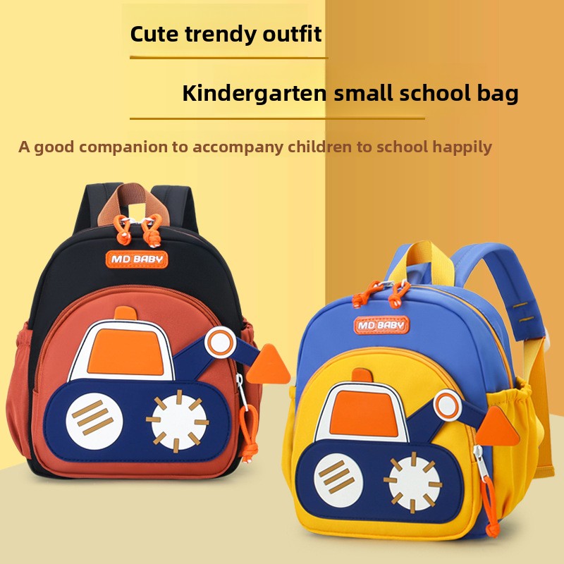 Baby Nursery Backpack - Рюкзак-грузовик с мультяшным дизайном для мальчиков,