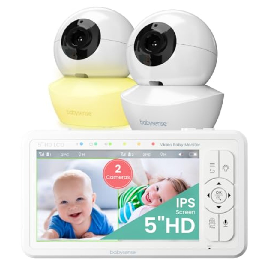 Baby Monitor Split Screen - Видеоняня для детской комнаты, HD-камера с