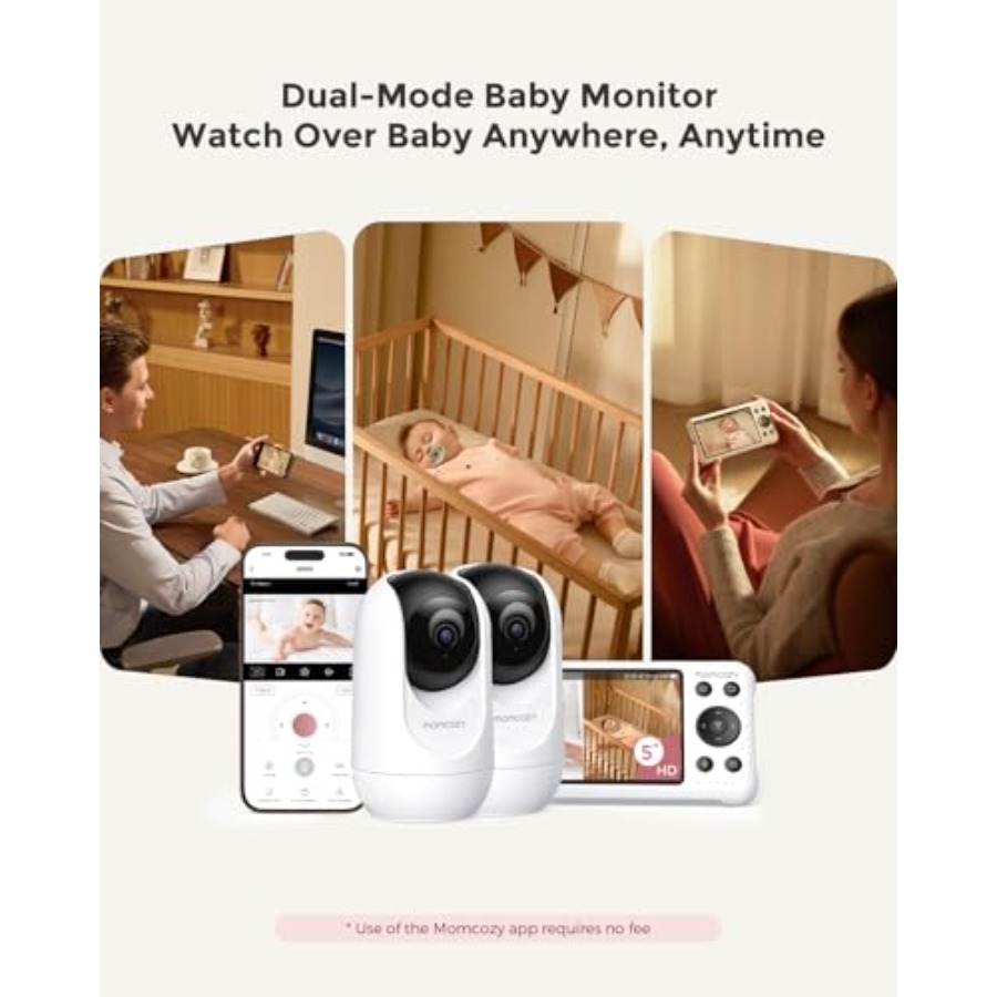 Умная Wi-Fi видеоняня для дома – обзор и цена Baby Monitor Split Screen