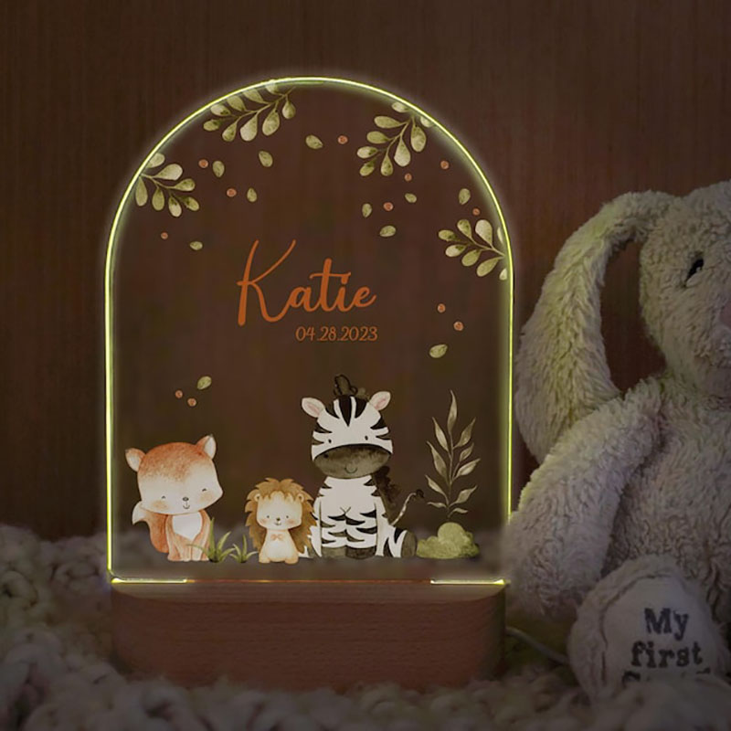 Детский ночник с индивидуальны – обзор и цена Baby Nursery Night Light