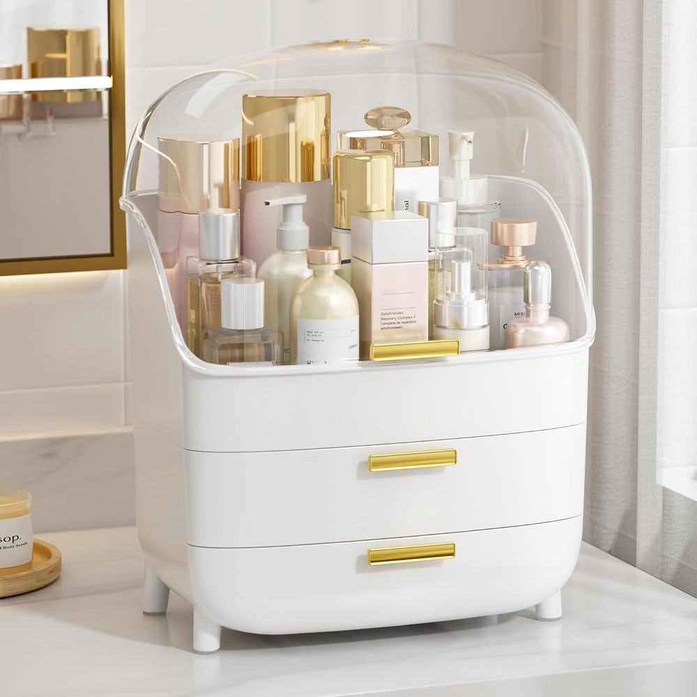 Трехуровневый органайзер для к – обзор и цена Drawer Dresser White