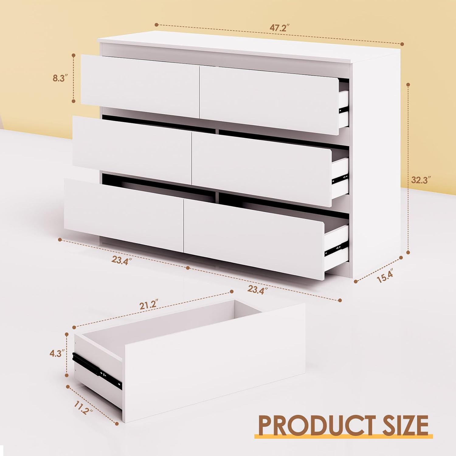Белый деревянный комод для спа – обзор и цена Drawer Dresser White