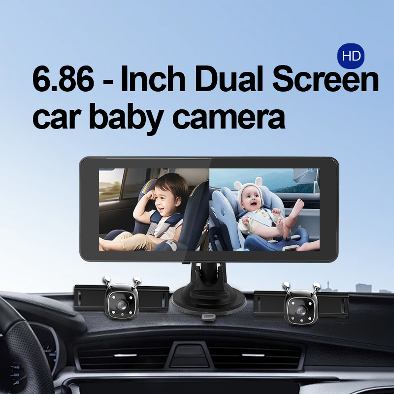 HD 2-канальная детская автомоб – обзор и цена Baby Monitor Split Screen