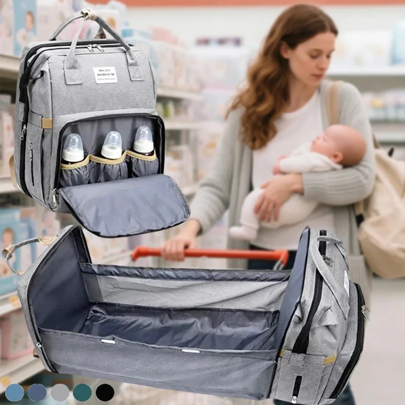 Вместительный рюкзак для мам с – обзор и цена Baby Nursery Backpack