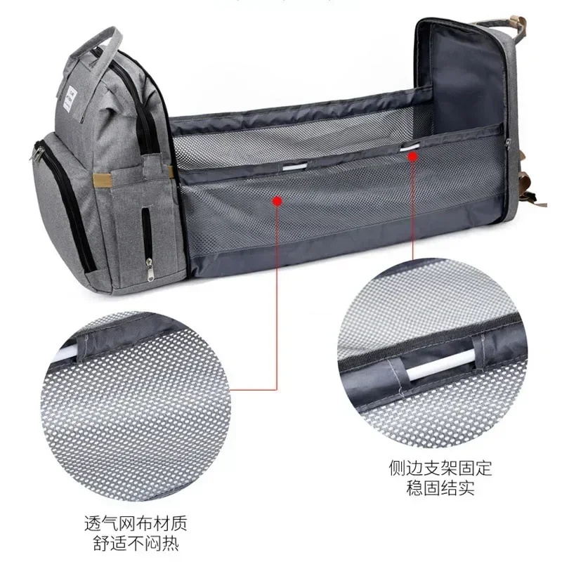 Вместительный рюкзак для мам с – обзор и цена Baby Nursery Backpack