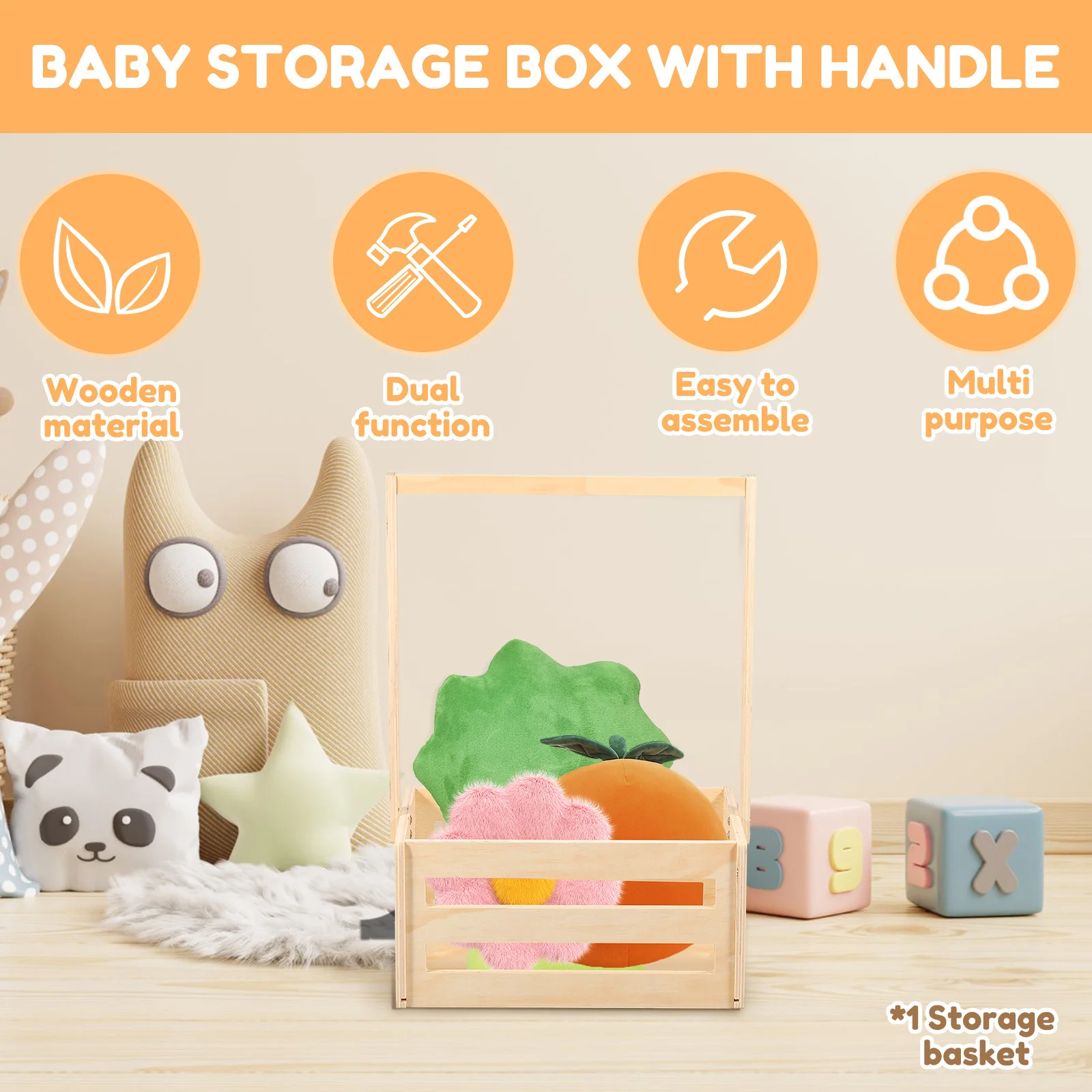 Деревянная корзина для детских – обзор и цена Closet Organizer Baby