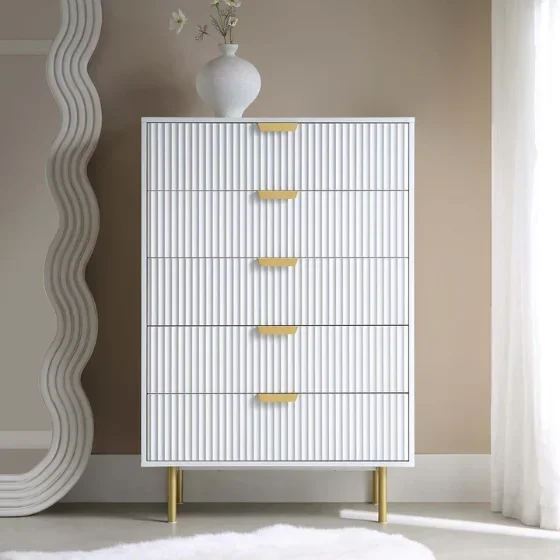 Большое пространство для хране – обзор и цена Drawer Dresser White