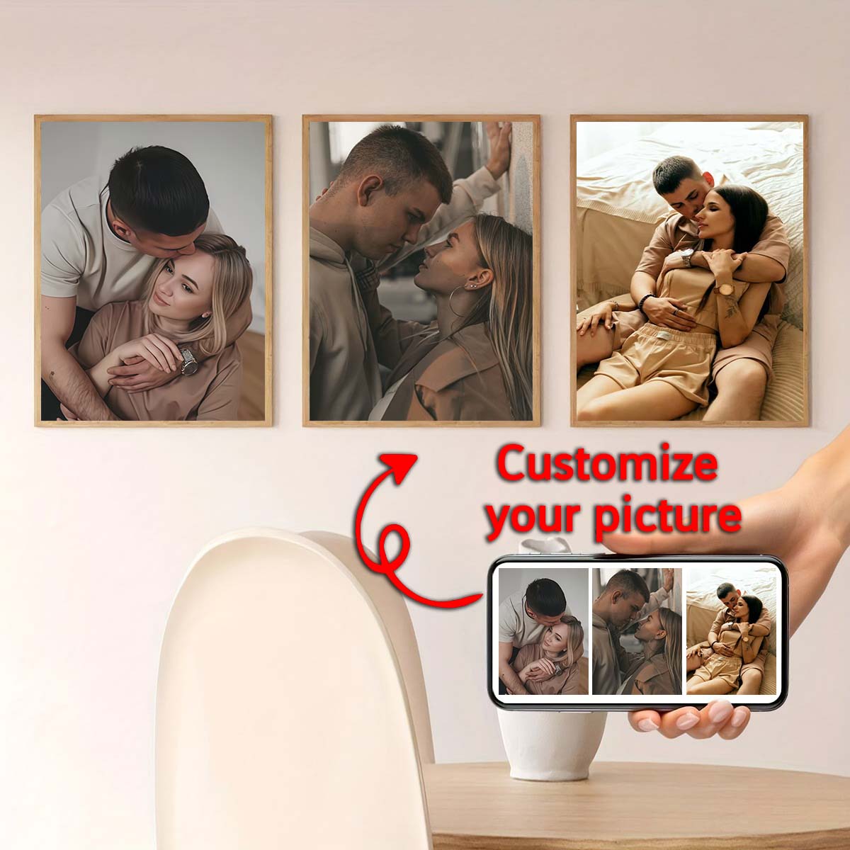 Триптих - 2D-картина с индивид – обзор и цена Photo Frame Baby