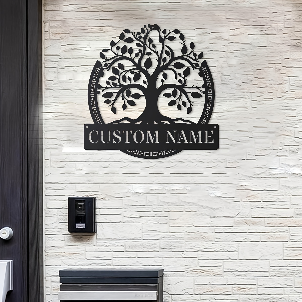 Металлическое настенное панно  – обзор и цена Baby Name Wall Art