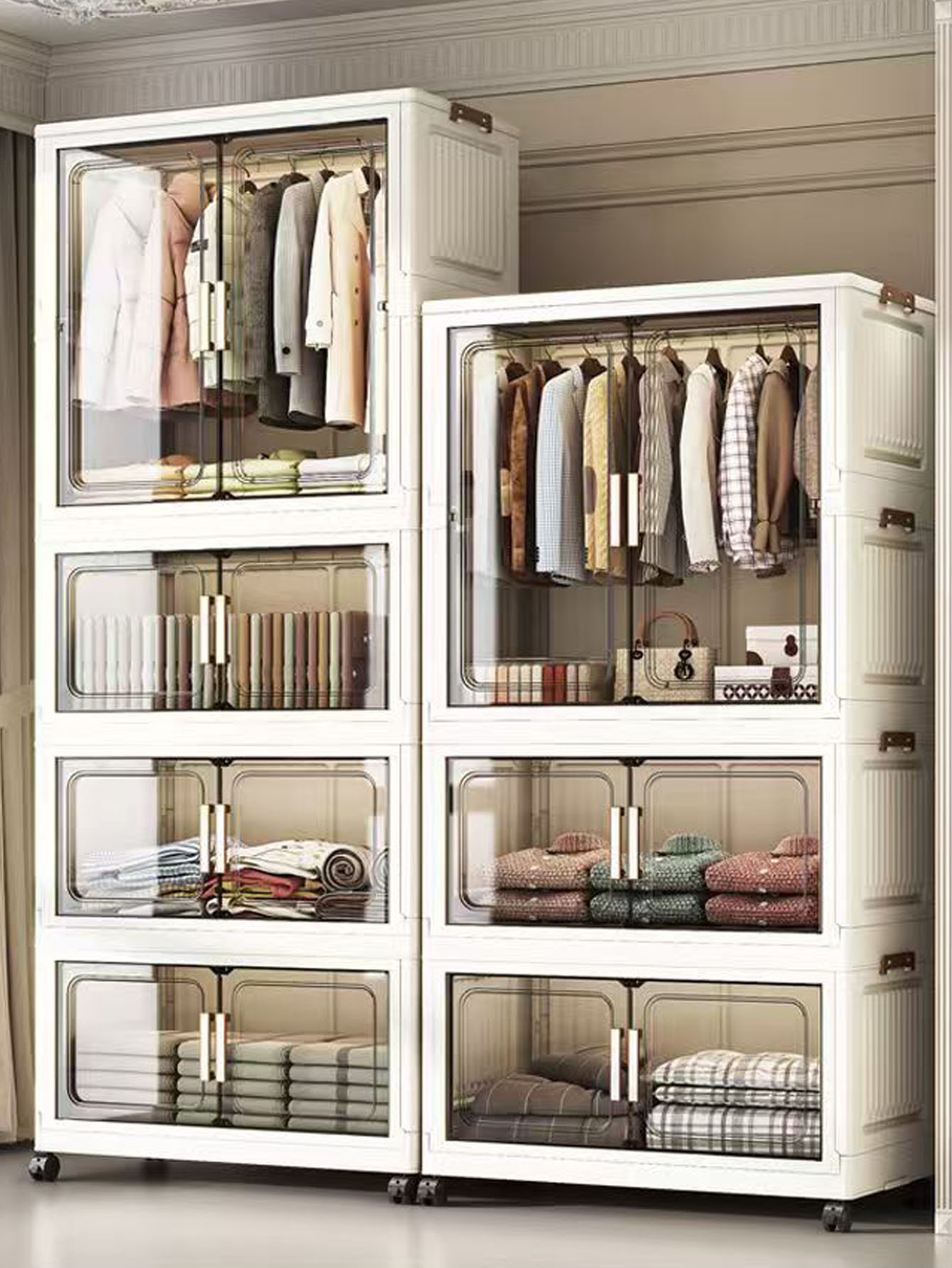 Утолщенный многослойный пласти – обзор и цена Closet Organizer Baby