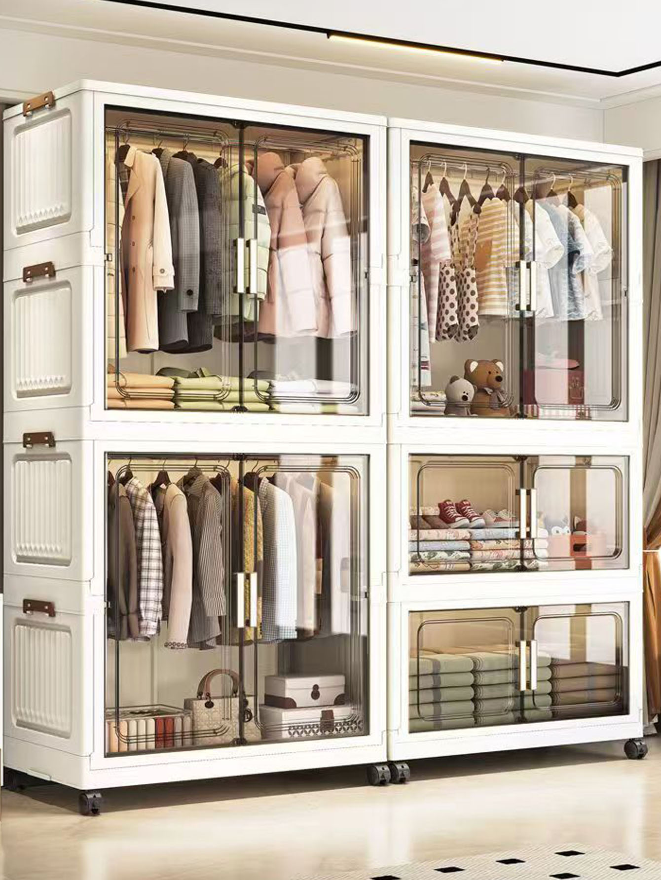 Утолщенный многослойный пласти – обзор и цена Closet Organizer Baby