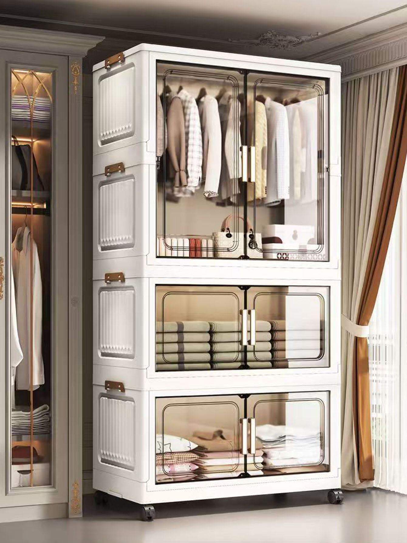 Утолщенный многослойный пласти – обзор и цена Closet Organizer Baby