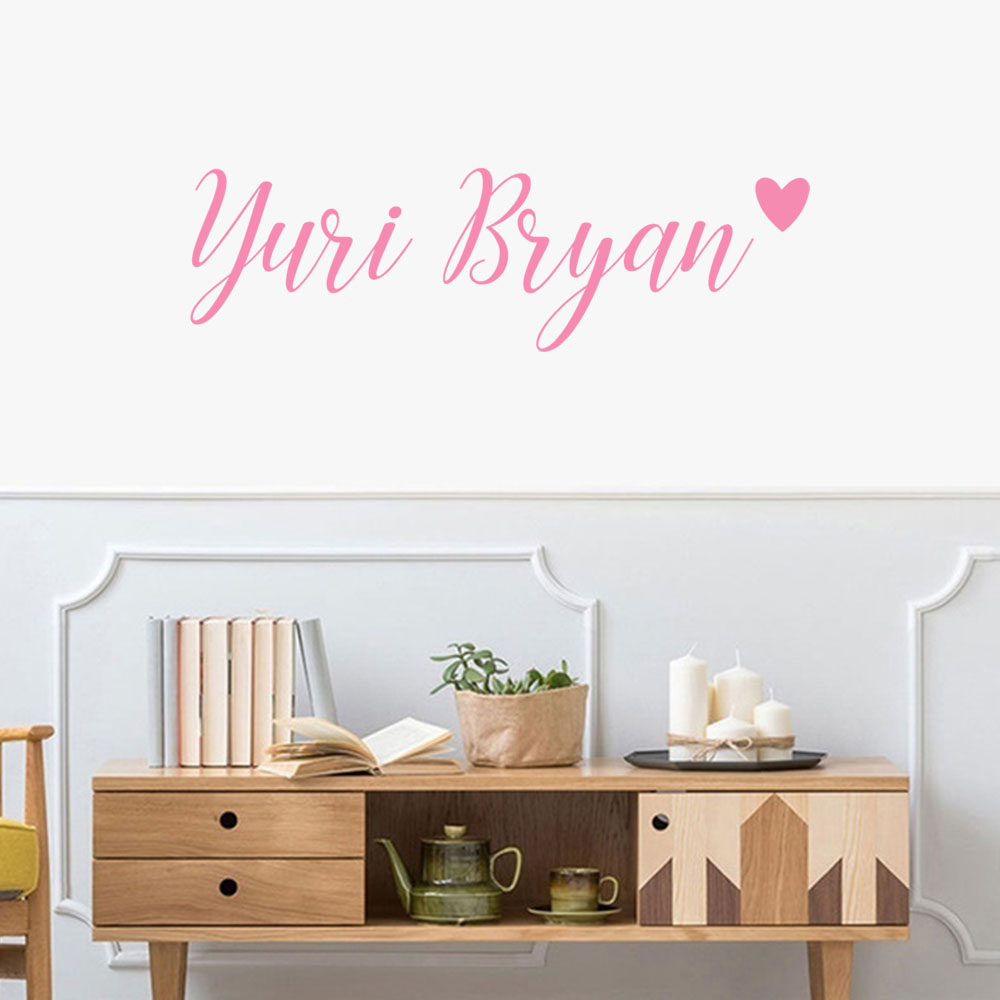 1 шт., креативные индивидуальн – обзор и цена Baby Name Wall Art