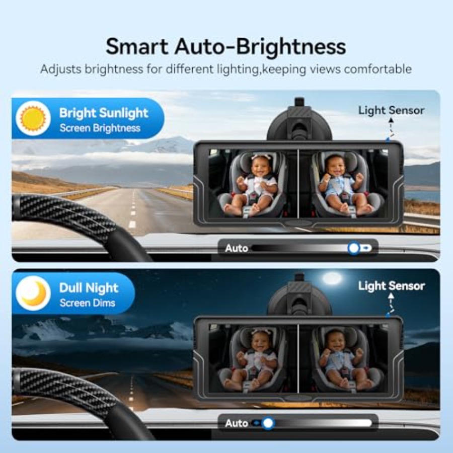 Двойная автомобильная камера д – обзор и цена Baby Monitor Split Screen