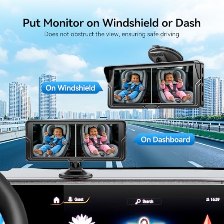 Двойная автомобильная камера д – обзор и цена Baby Monitor Split Screen