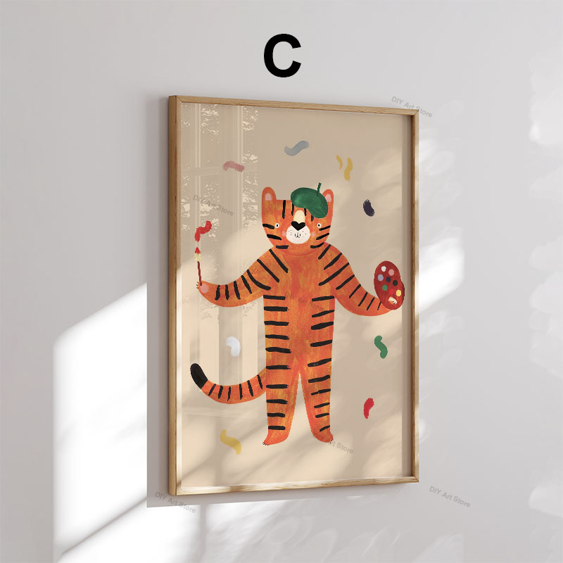 Забавные мультяшные животные:  – обзор и цена Baby Nursery Art