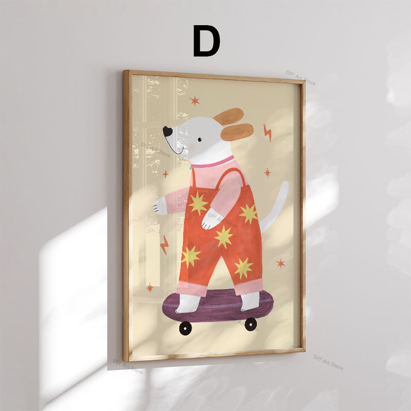 Забавные мультяшные животные:  – обзор и цена Baby Nursery Art