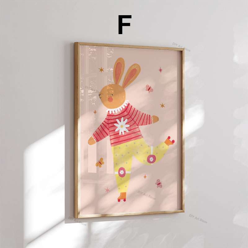 Забавные мультяшные животные:  – обзор и цена Baby Nursery Art
