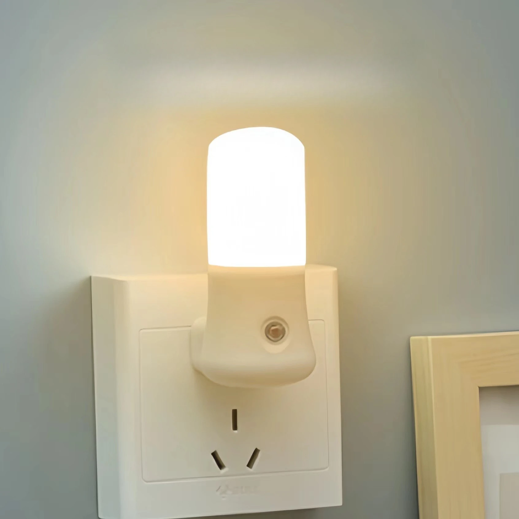 Светодиодный ночник Белый ЕС/U – обзор и цена Baby Nursery Night Light