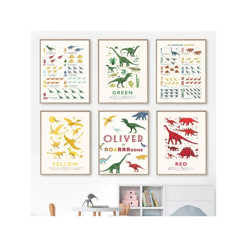 Обучающие цифры и буквы алфави – обзор и цена Baby Name Wall Art