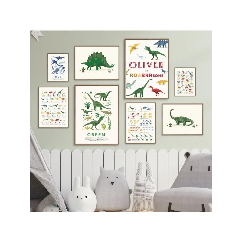 Обучающие цифры и буквы алфави – обзор и цена Baby Name Wall Art
