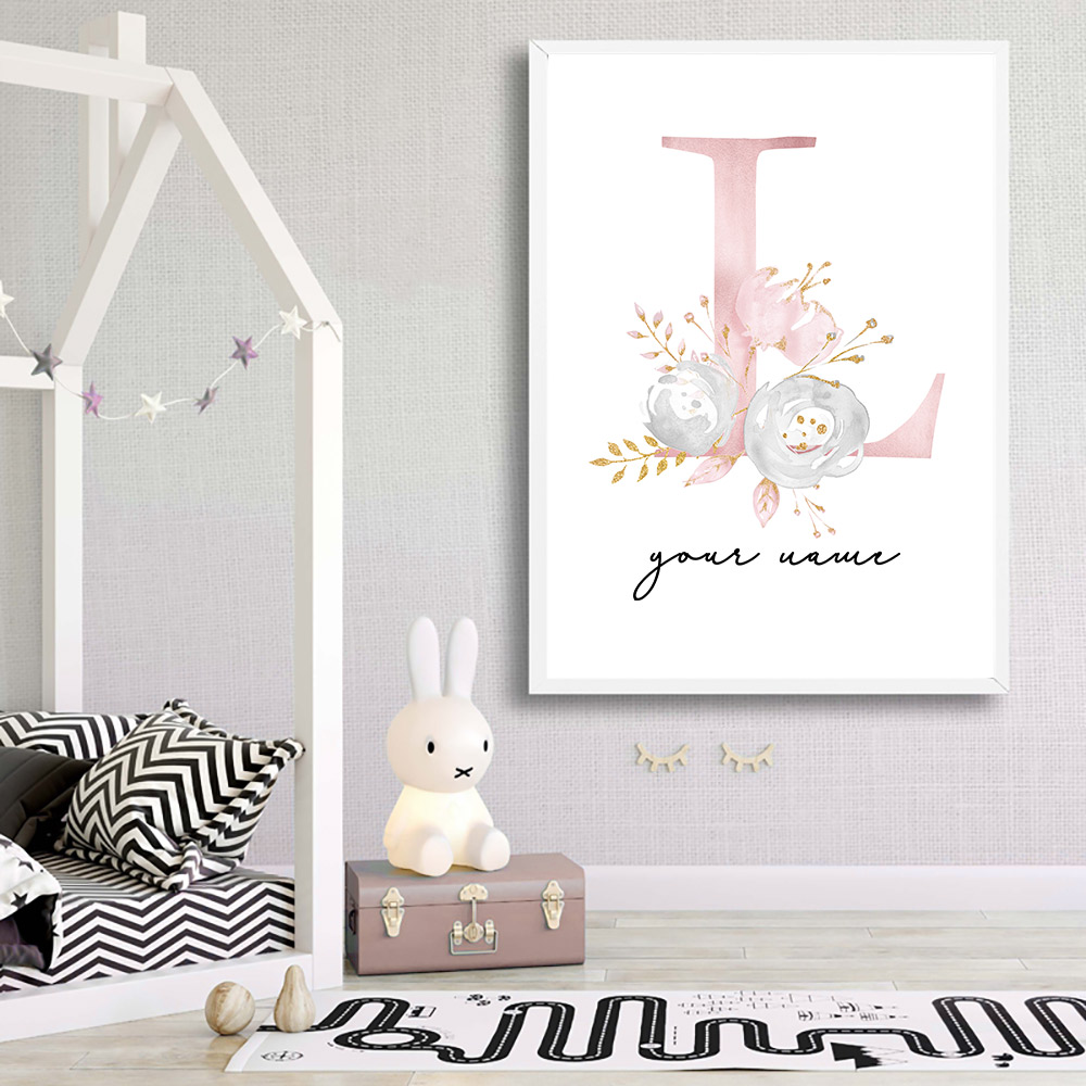 «Детские постеры», персонализи – обзор и цена Baby Name Wall Art