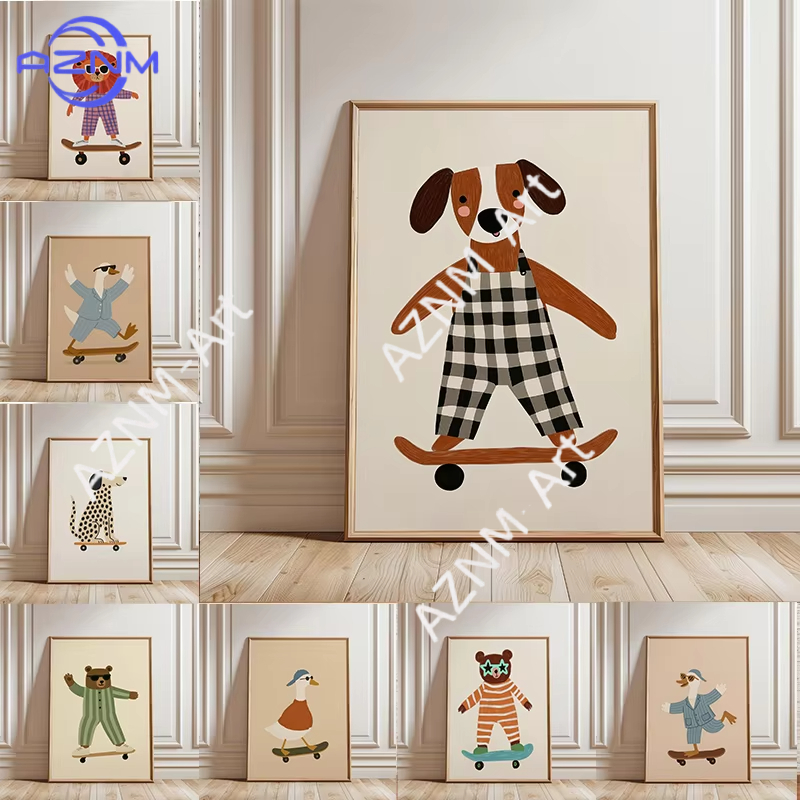 1 шт. Забавный постер с животн – обзор и цена Baby Nursery Art