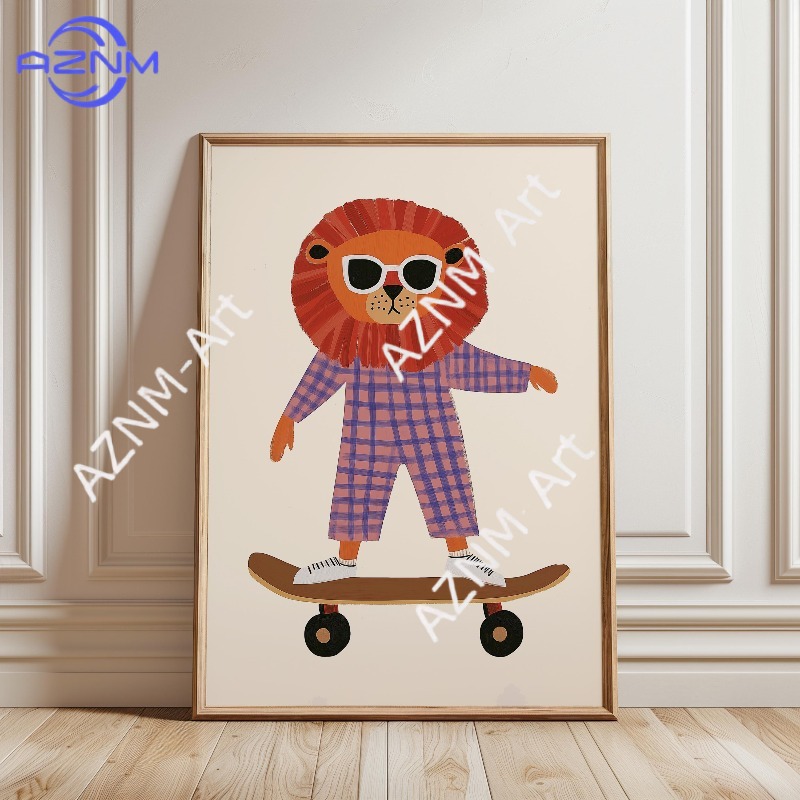 1 шт. Забавный постер с животн – обзор и цена Baby Nursery Art