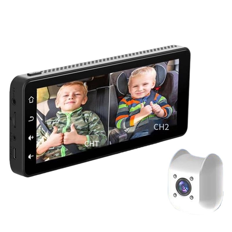 Автомобильная камера для двух  – обзор и цена Baby Monitor Split Screen