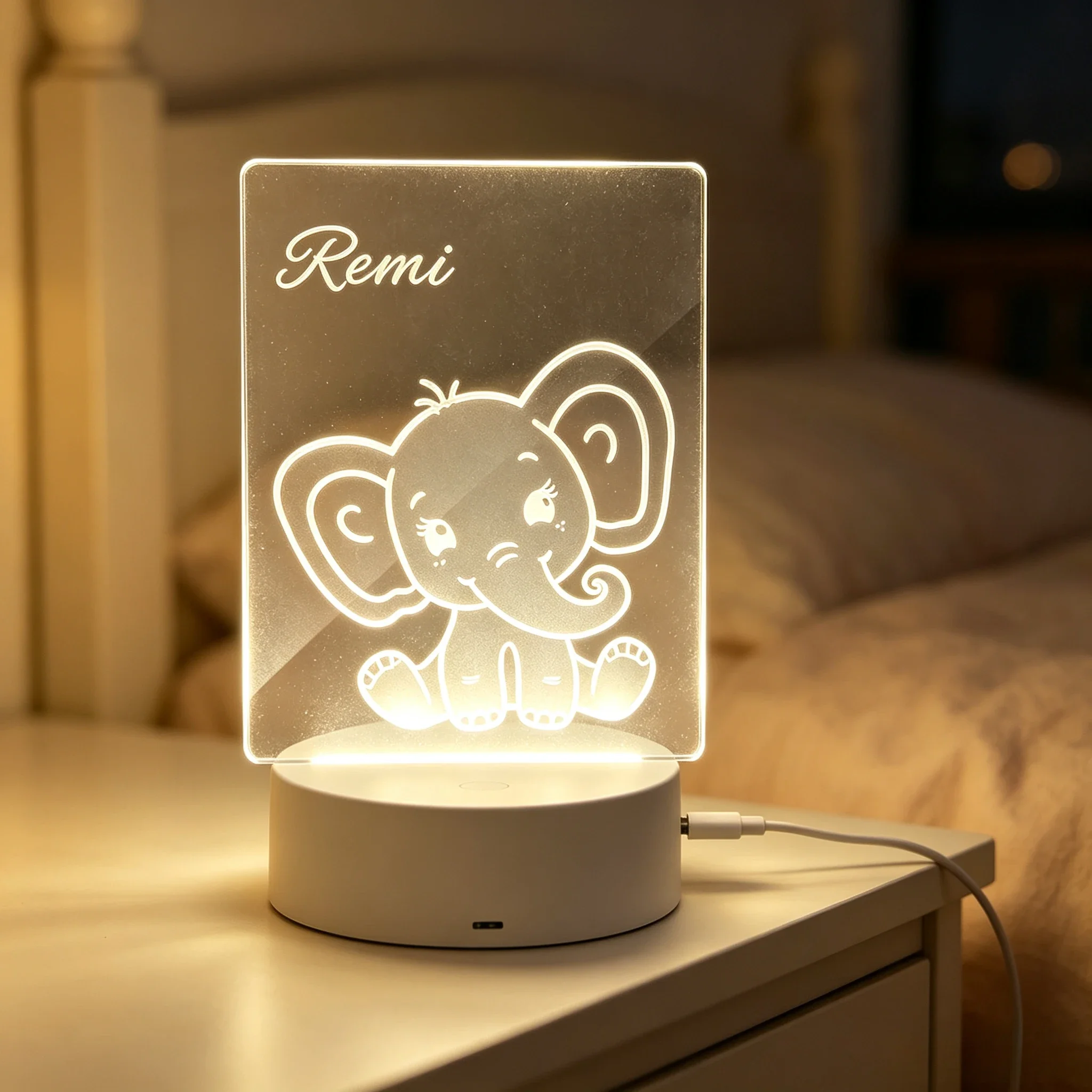 Ночник с индивидуальным именем – обзор и цена Baby Nursery Night Light