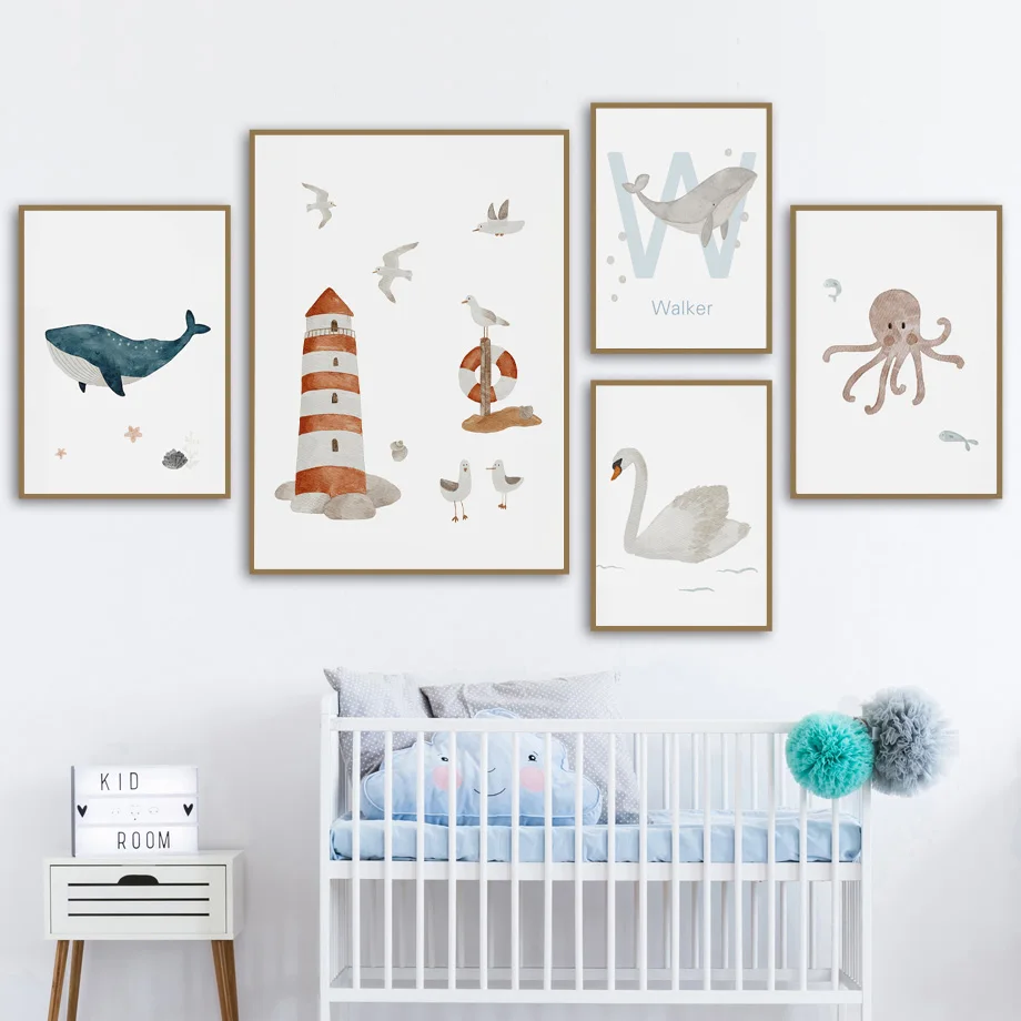 Пользовательское имя Кит Осьми – обзор и цена Baby Name Wall Art