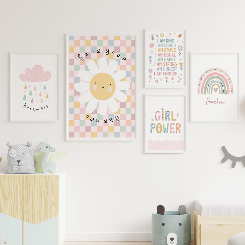 Солнце Цветок Радуга Облако Се – обзор и цена Baby Nursery Art